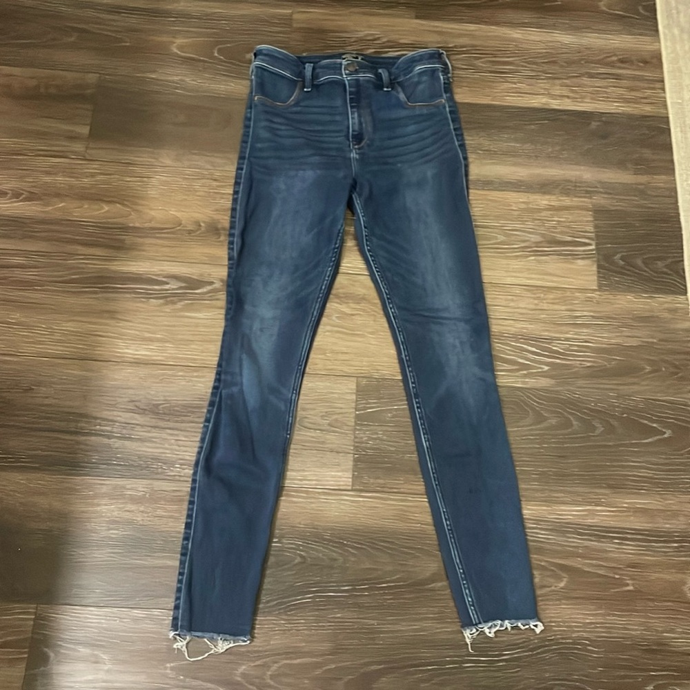 Abercrombie & Fitch High Rise Blue Jean Legging size 29 - 8 LONG